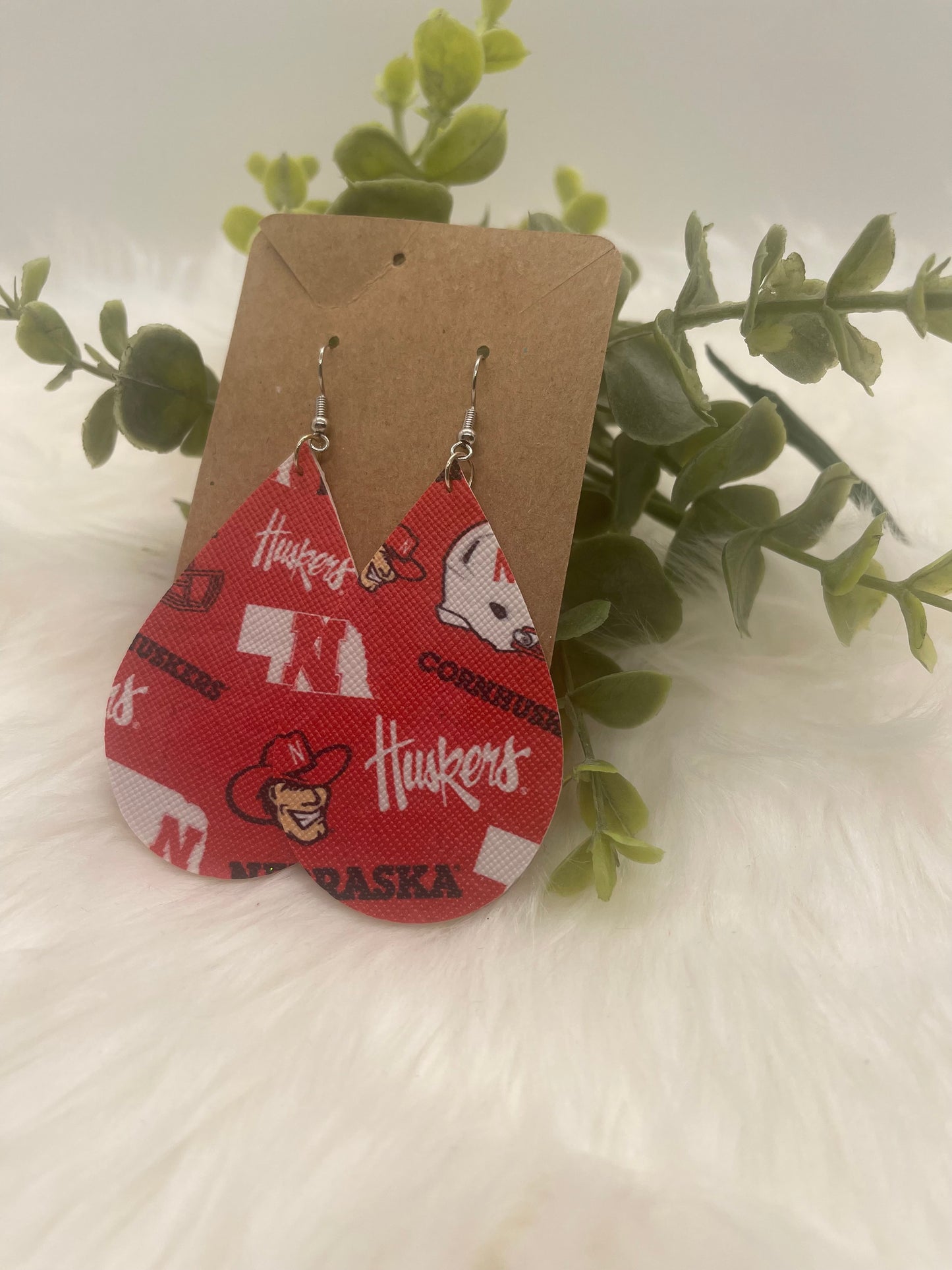 Huskers Earrings