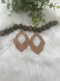 Metallic Cork Earrings