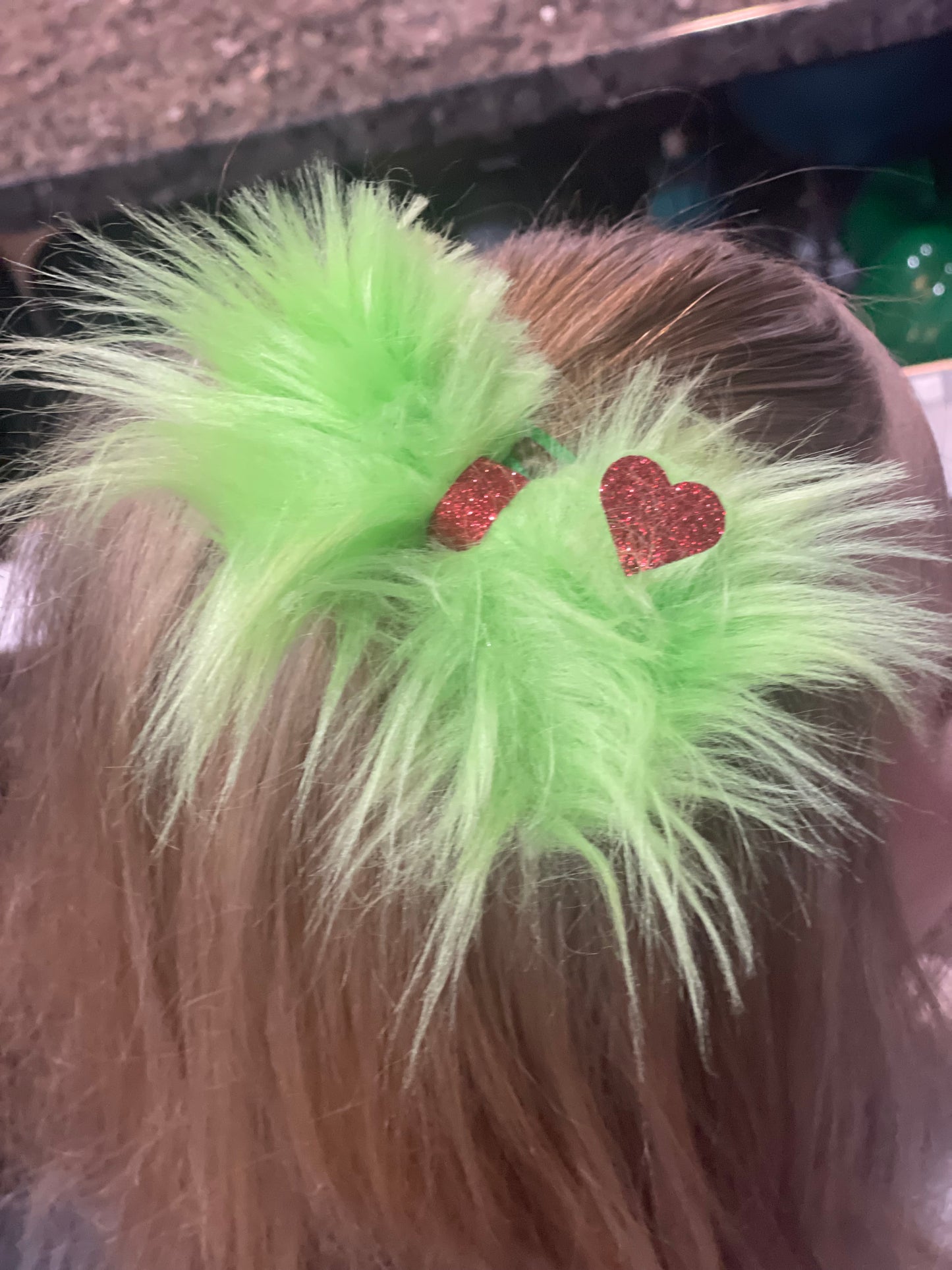 Grinch Hair Bow