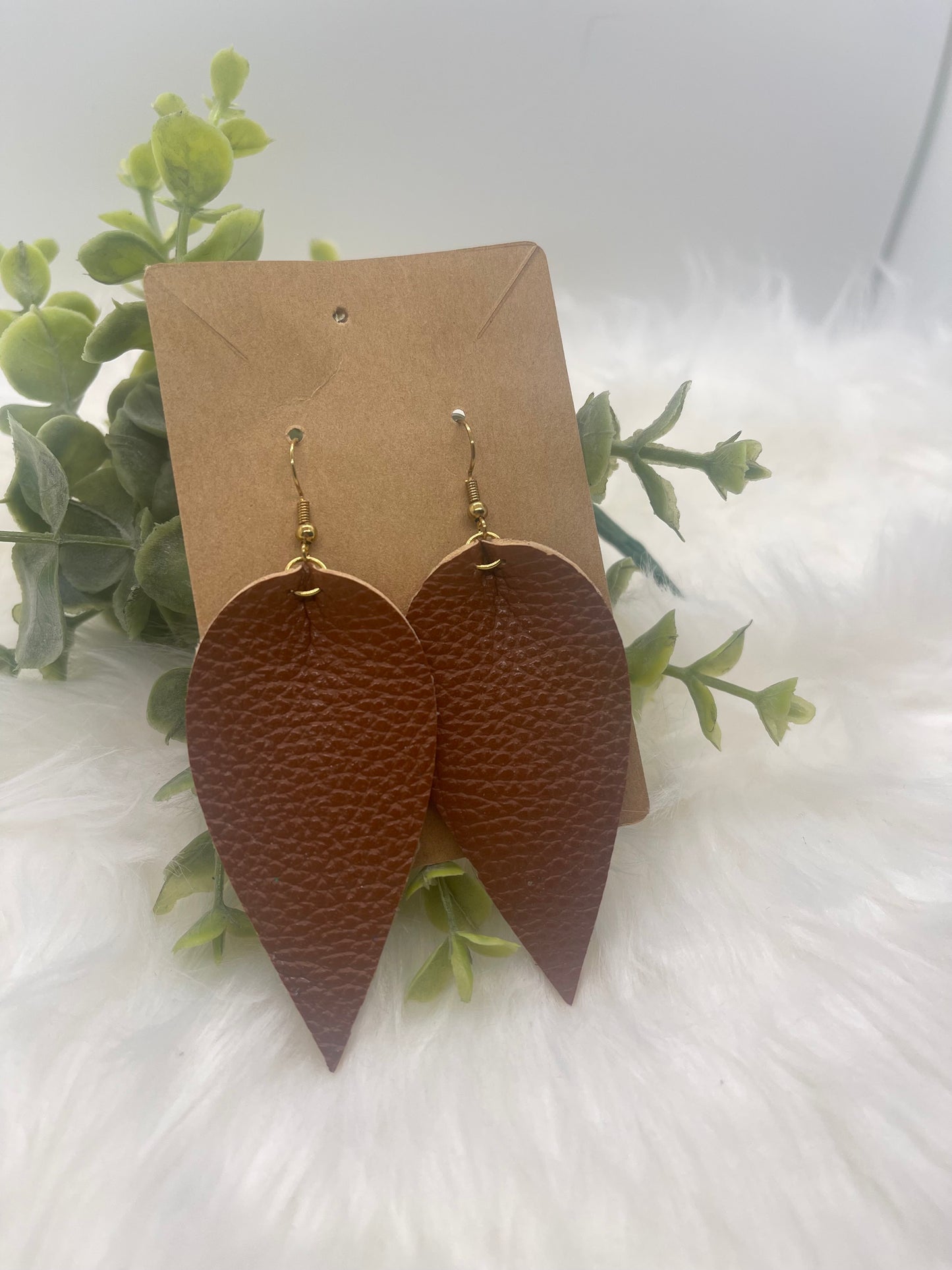 Palm Leaf Earrings