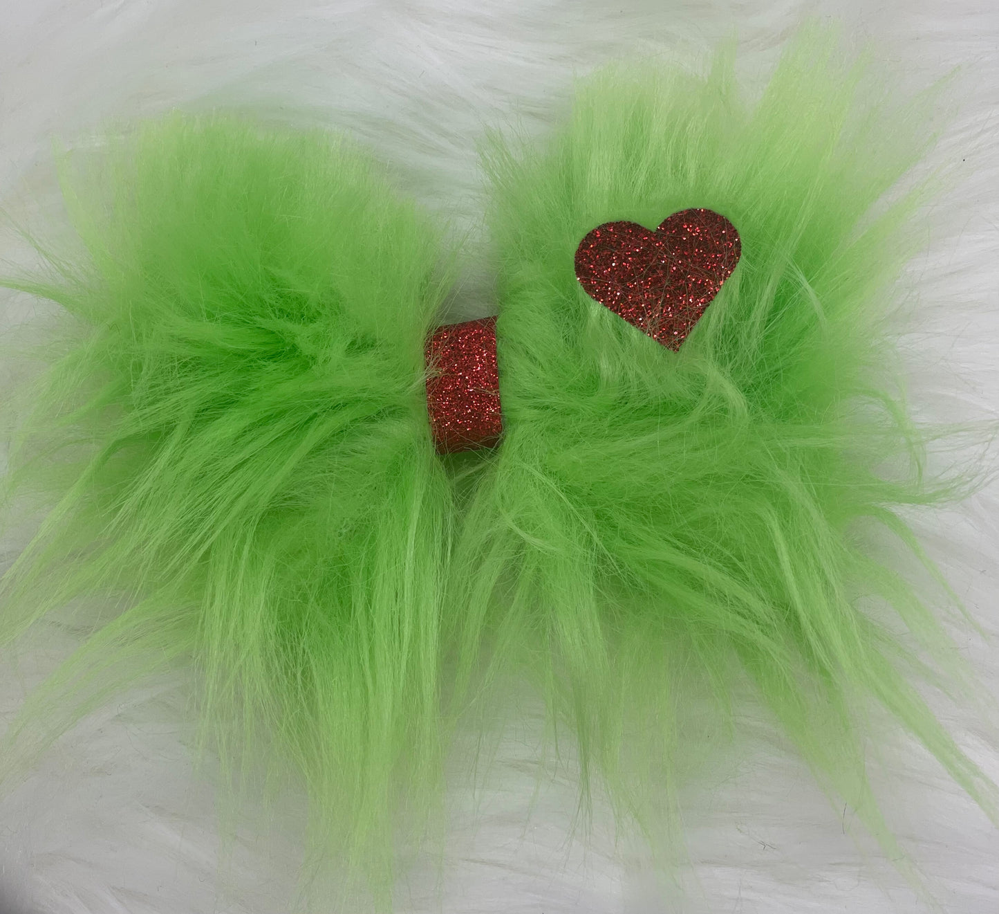 Grinch Hair Bow