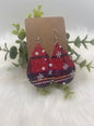 Winter Plaid Earrings