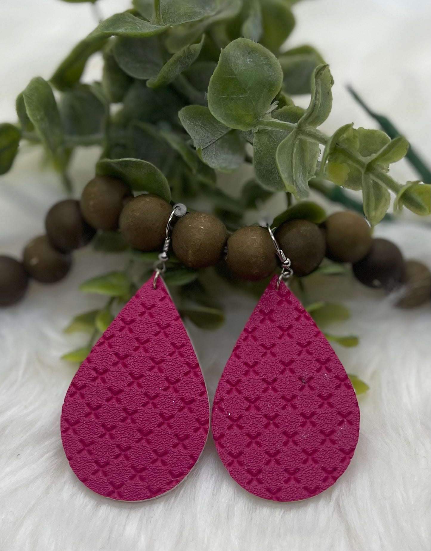 Weave Embossed Earrings