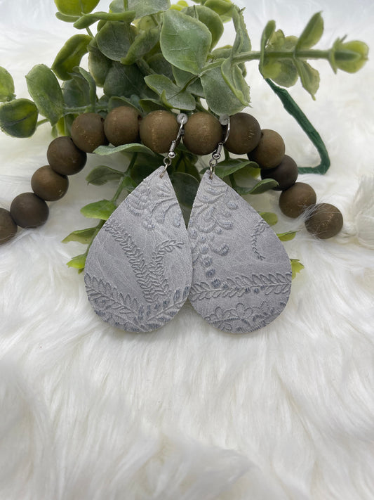 Lace Embossed Earrings