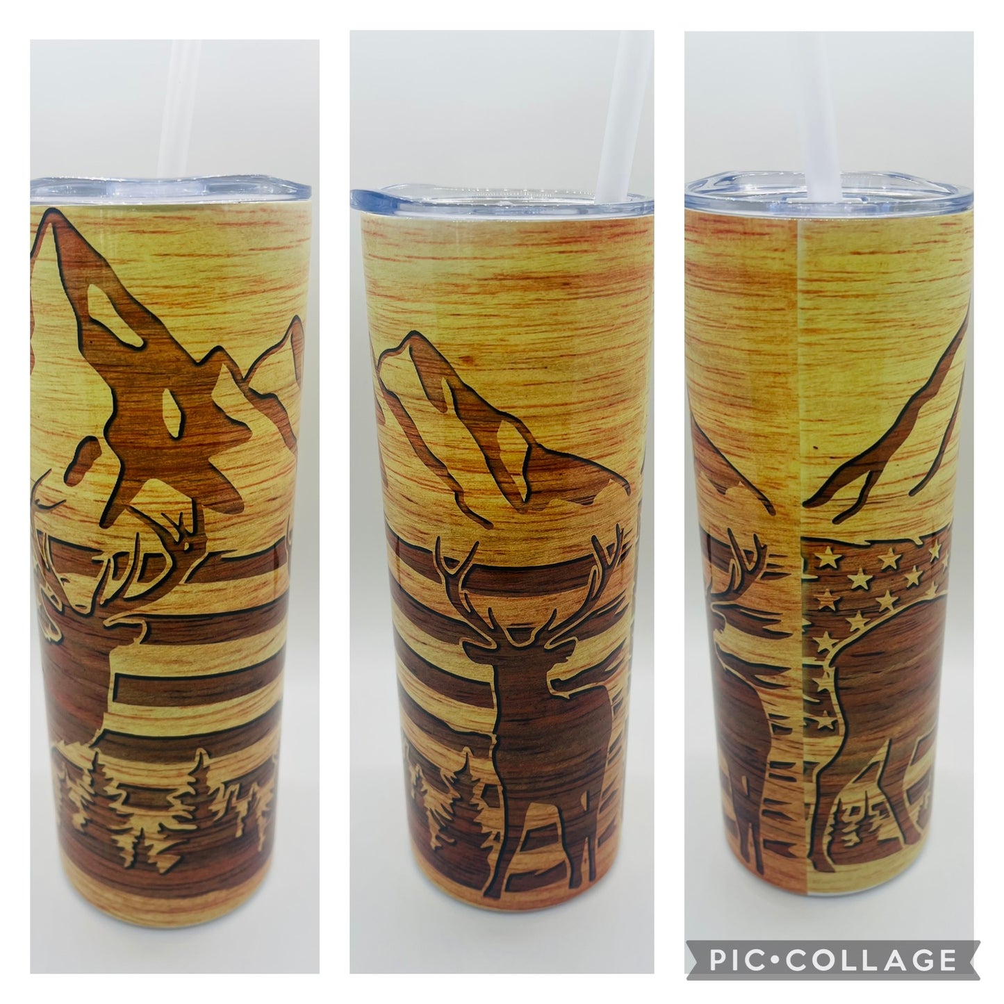 Wood Grain Tumbler